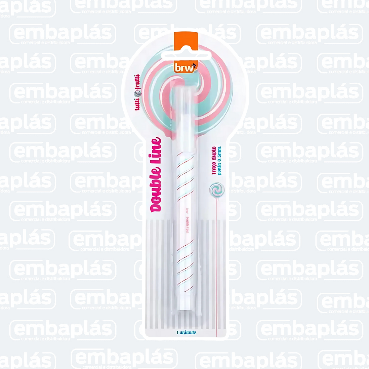 Marcador Double Line Blister - BRW