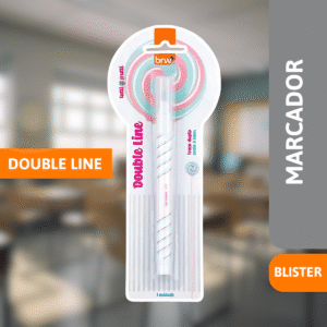 Marcador Double Line Blister - BRW