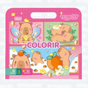 Livro Colorir Maleta Capyclub - TILIBRA
