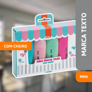 Marca Texto Mini Cor Pastel C/ Cheiro - BRW