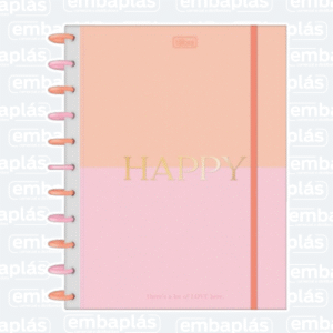 Caderno Universitário Inteligente 10x1 160Fls Happy -TILIBRA