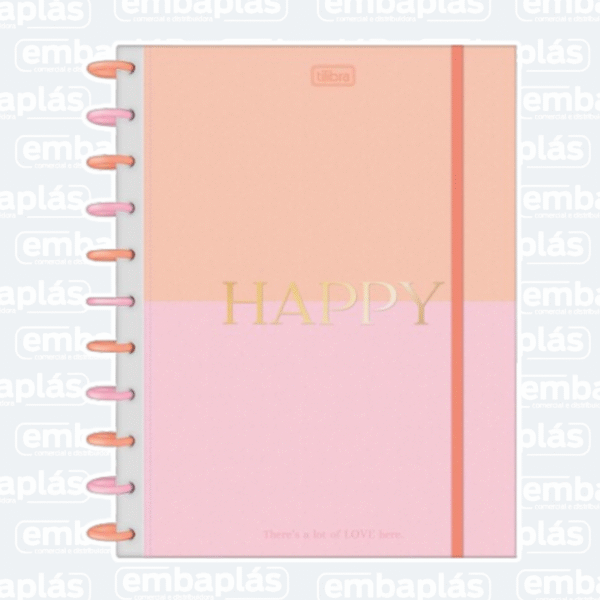 Caderno Universitário Inteligente 10x1 160Fls Happy -TILIBRA