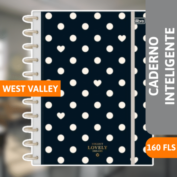 Caderno Universitário Inteligente 10x1 160Fls West Valley - TILIBRA - Imagem 2