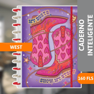 Caderno Universitário Inteligente 10x1 160Fls West Girl - TILIBRA