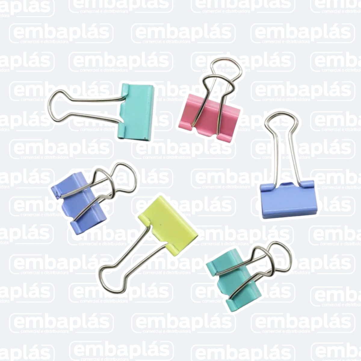 Clips Para Papel Binder Colorido 19mm - LEONORA