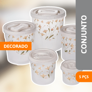 Conjunto Descorado Rosca 5 pçs - PLASÚTIL