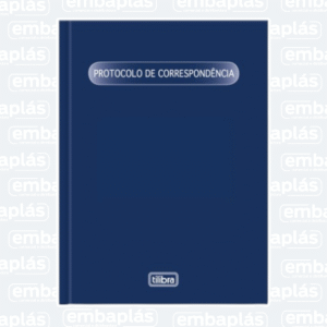 Livro Protocolo De Correspondência 1/4 C/ 50 Fls - TILIBRA