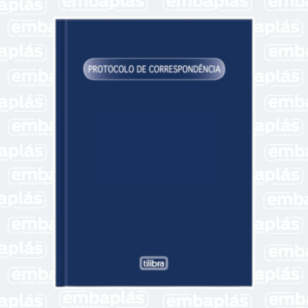 Livro Protocolo De Correspondência 1/4 C/ 50 Fls - TILIBRA
