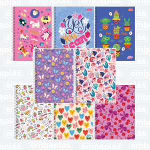 Caderno Universitário Capa Dura 16x1 320Fls D+ Fem - TILIBRA