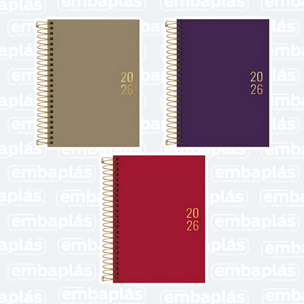 Agenda Espiral Napoli Cores - TILIBRA