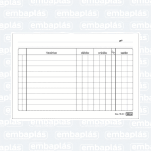 Ficha Conta Corrente N2A 4x6 100Fls - TILIBRA