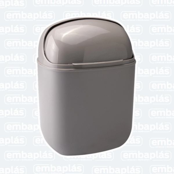 Lixeira Flip Top Eco 9,3 Litros - PLASÚTIL