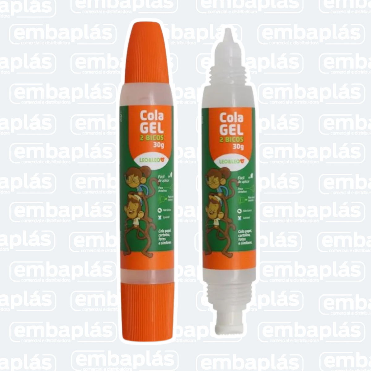 Cola Gel 30g 2 Bicos - LEONORA