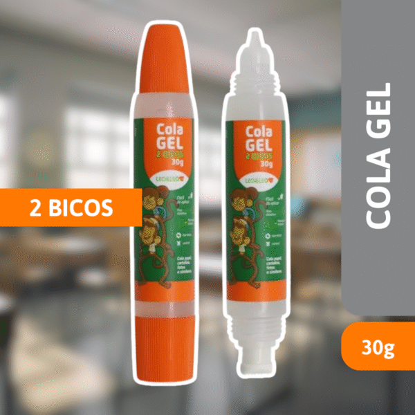 Cola Gel 30g 2 Bicos - LEONORA - Imagem 2
