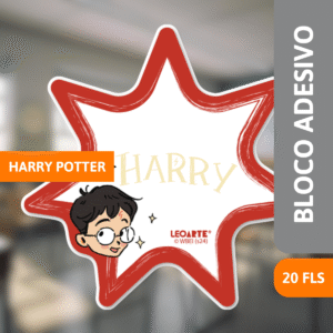 Bloco Adesivo 20 Fls Harry Potter - LEONORA