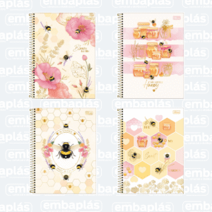 Caderno Universitário Capa Dura 1x1 80Fls Honey - TILIBRA