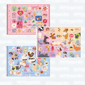 Caderno Cartografia Capa Dura 80 Fls Hug Me - TILIBRA