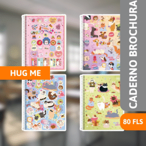 Caderno Brochura Capa Dura 80 Fls Hug Me - TILIBRA