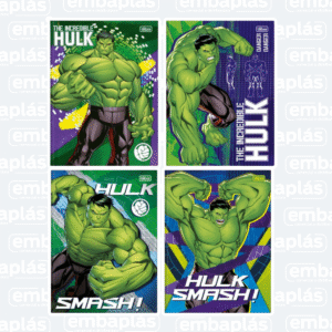 Caderno Brochura Capa Dura 80 Fls Hulk - TILIBRA