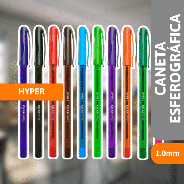 Caneta Esferográfica 1.0mm Color Hyper - LEONORA - Imagem 2