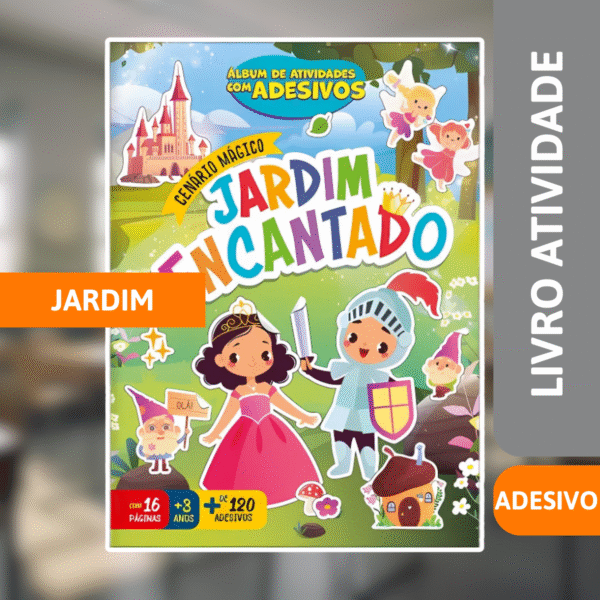 Livro Atividade Cena Jardim - TILIBRA - Imagem 2