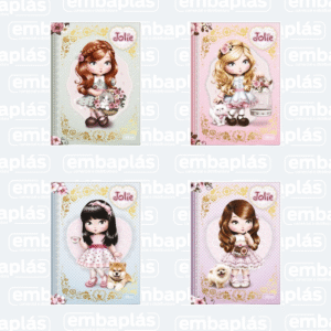 Caderno Brochura Dura 80 Fls Jolie - TILIBRA
