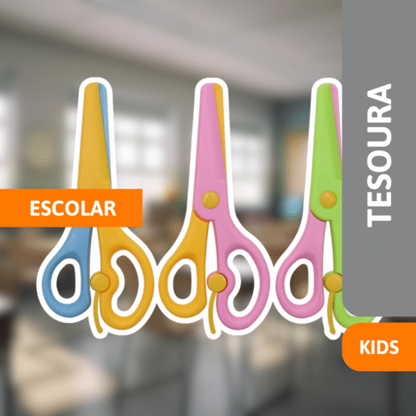 Tesoura Escolar Kids - LEONORA - Imagem 2