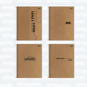 Caderno Universitário Capa Dura 1x1 80 Fls Coleg Kraft - TILIBRA