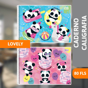 Caderno Cartografia Capa Dura 80 Fls Lovely - TILIBRA