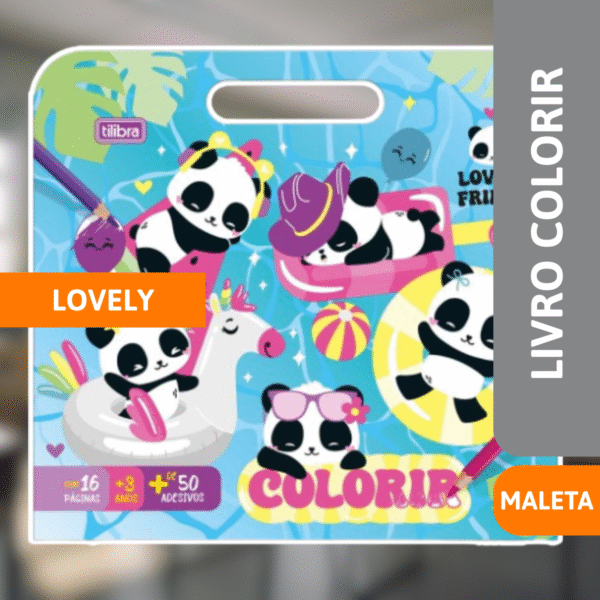 Livro Colorir Maleta Lovely - TILIBRA - Imagem 2