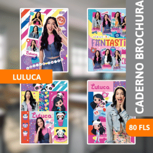 Caderno Brochurão Capa Dura 80 Fls Luluca - TILIBRA