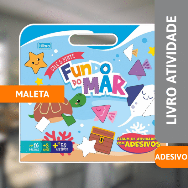 Livro Atividade Maleta Fundo Do Mar - TILIBRA - Imagem 2