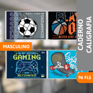Cadernos Cartografia Capa Dura 96Fls D+ Masc - TILIBRA