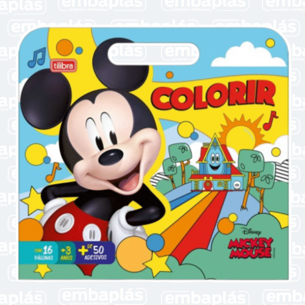 Livro Colorir Maleta Mickey - TILIBRA