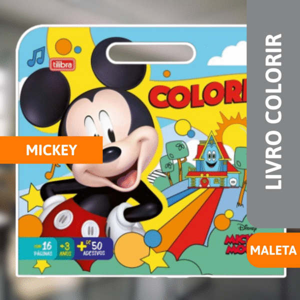 Livro Colorir Maleta Mickey - TILIBRA - Imagem 2