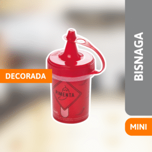 Mini Bisnaga Decorada - PLASÚTIL
