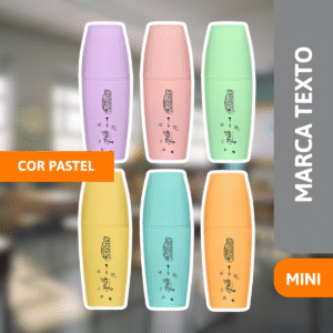 Marca Texto Cor Pastel Mini - BRW