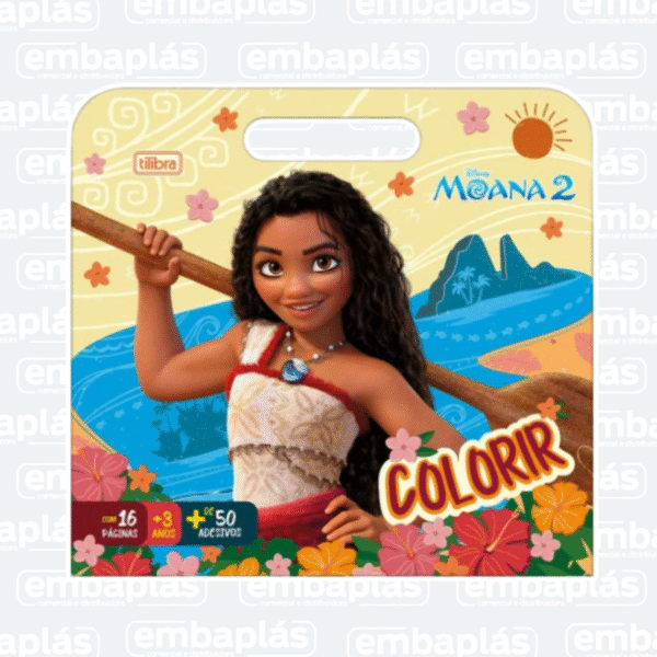 Livro Colorir Maleta Moana - TILIBRA