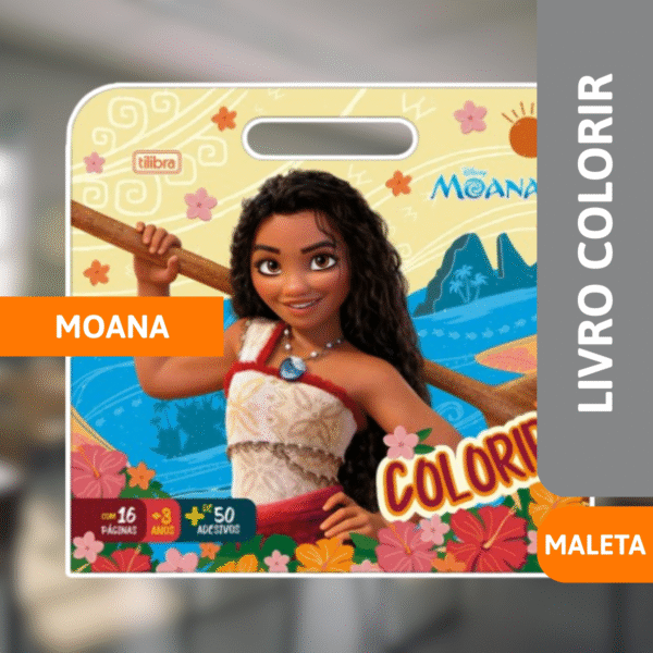 Livro Colorir Maleta Moana - TILIBRA - Imagem 2