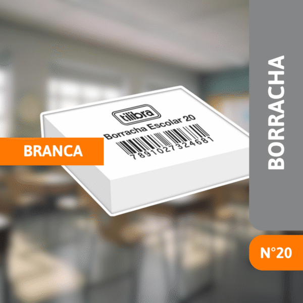 Borracha Branca N°20 - TILIBRA - Imagem 2