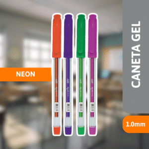 Caneta Gel A 1.0mm Neon Art - LEONORA
