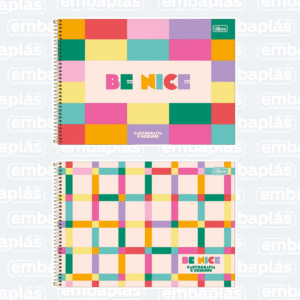 Caderno Cartografia Capa Dura 80 Fls Be Nice - TILIBRA