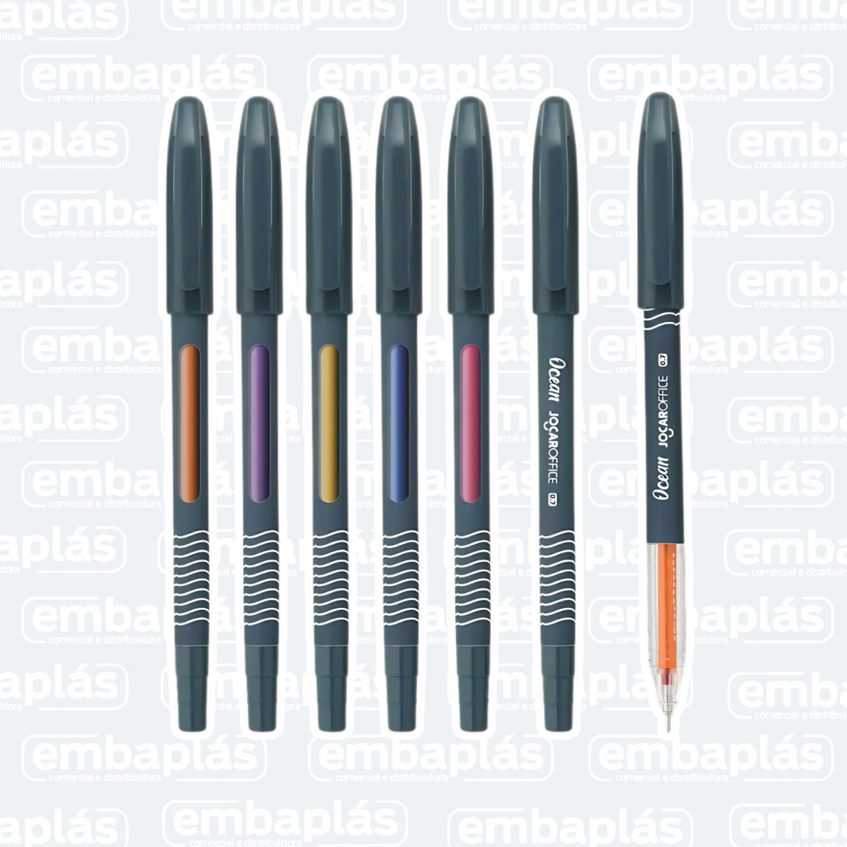 Caneta Esferográfica 0.7mm Color Ocean - LEONORA