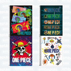 Caderno Universitário Capa Dura 16x1 256Fls One Piece - TILIBRA
