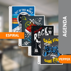 Agenda Espiral Pepper Masculino - TILIBRA