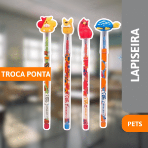 Lapiseira Troca Ponta Pets - LEONORA