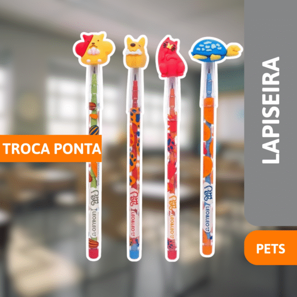 Lapiseira Troca Ponta Pets - LEONORA - Imagem 2
