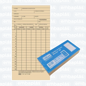 Cartão De Ponto Mensal 100 Fls - TILIBRA