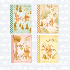 Caderno Brochura Capa Dura Pooh 80 Fls - Tilibra