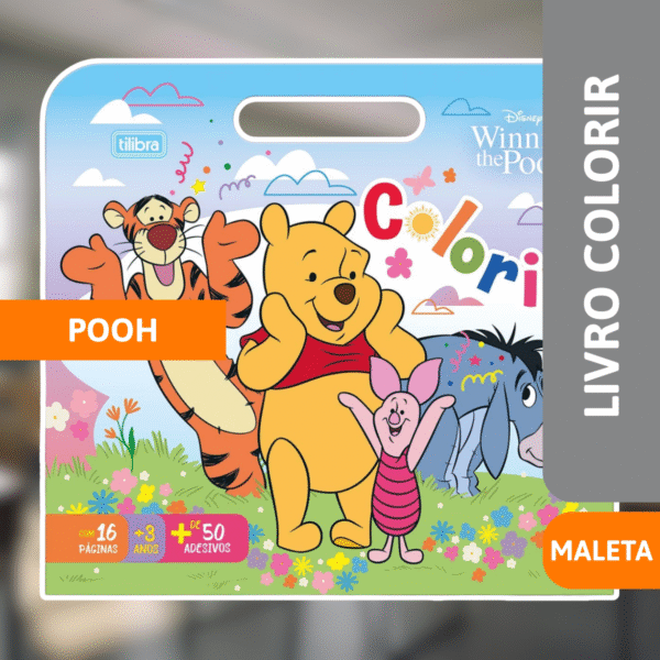 Livro Colorir Maleta Pooh - TILIBRA - Imagem 2